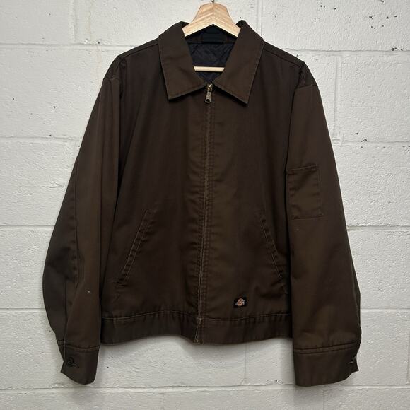 Dickies Other - Dickies Insulated Quilt-Lined Eisenhower Jacket “Dark Brown”